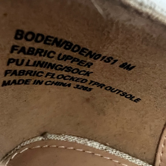 🌼🌼NWOT Steve Madden Linen look Daisy Mary Jane Ballet flats Sz 7.5 & 8. - Picture 10 of 10